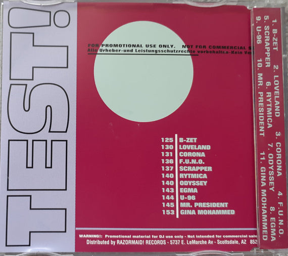 Various : This Is Only A Test! (CD, Comp)
