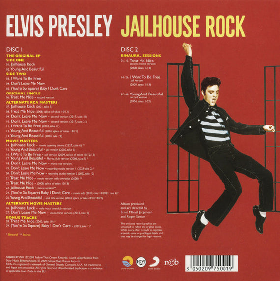 Elvis Presley : Jailhouse Rock (2xCD, Comp, RE)
