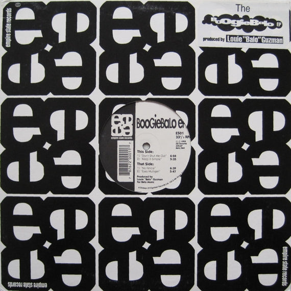 Louie "Balo" Guzman : Boogiebalo EP (12", EP)