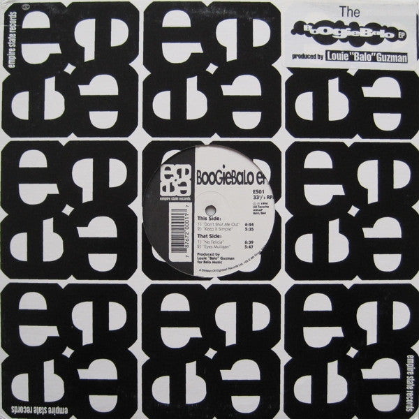 Louie "Balo" Guzman : Boogiebalo EP (12", EP)