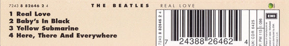 The Beatles : Real Love (CD, Single)