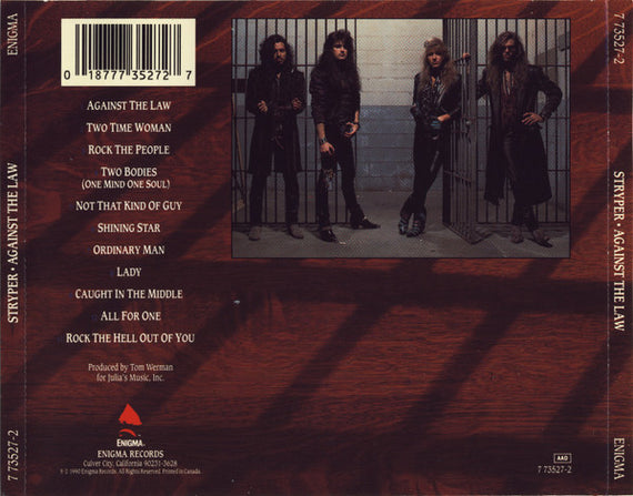 Stryper : Against The Law (CD, Album)