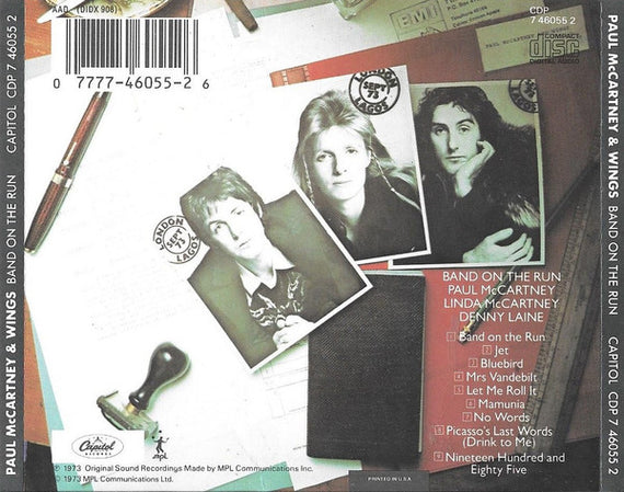 Paul McCartney & Wings* : Band On The Run (CD, Album, RE)