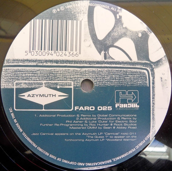 Azymuth : Supafat Re-Rubs (12")