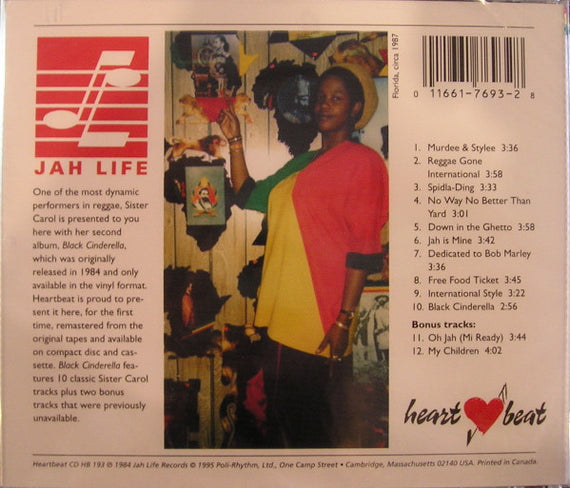 Sister Carol : Black Cinderella (CD, Album, RE)
