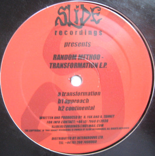 Random Method : Transformation E.P. (12", EP)