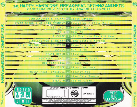 Anabolic Frolic : Happy2bHardcore - Chapter Four (CD, Mixed, Promo)