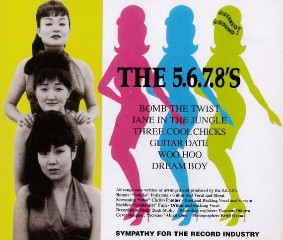 The 5.6.7.8's : Bomb The Twist (CD, EP, RE)