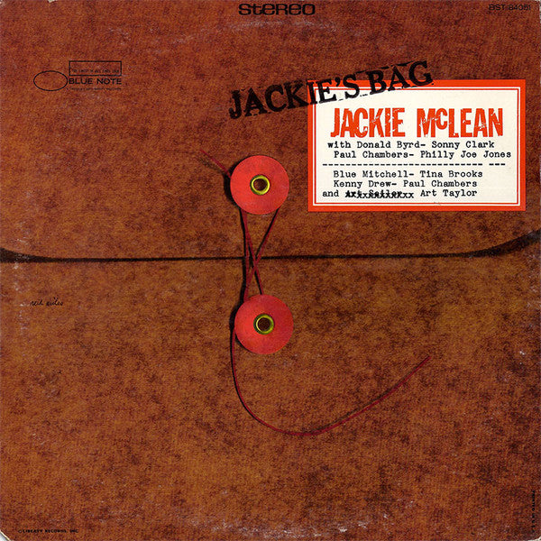 Jackie McLean : Jackie's Bag (LP, Album, RE)