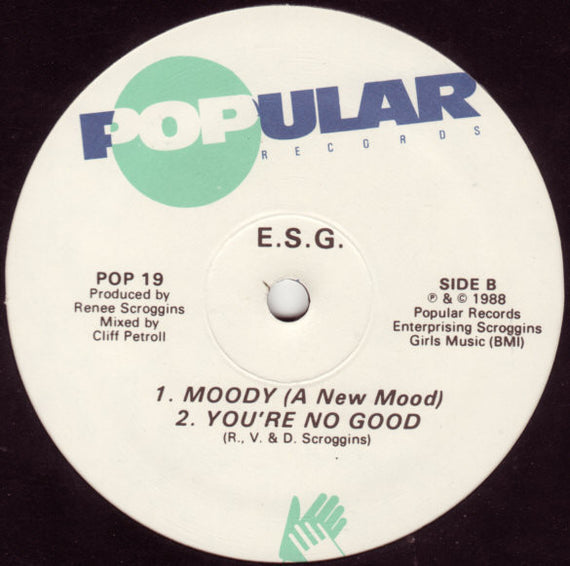 E.S.G.* : Party Music / Moody (A New Mood) (12")