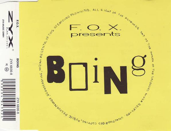 F.O.X. : Boing (CD, Maxi)