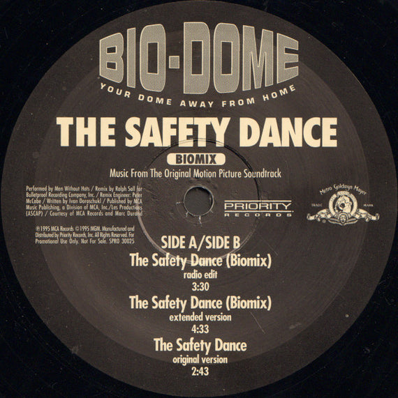 Men Without Hats : The Safety Dance (Biomix) (12", Promo)