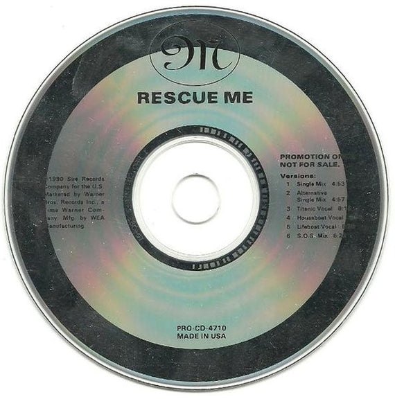 Madonna : Rescue Me (CD, Maxi, Promo)