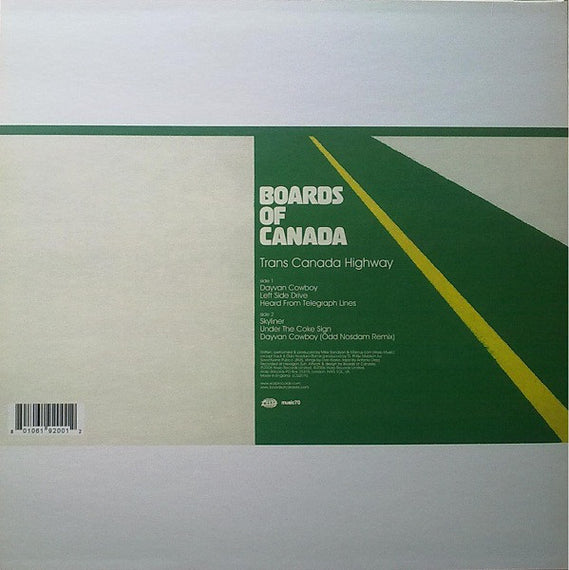 Boards Of Canada : Trans Canada Highway (12", EP, Whi)