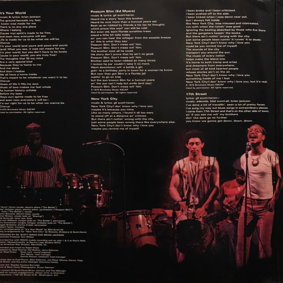 Gil Scott-Heron And Brian Jackson* : It's Your World (2xLP, Album, RE)