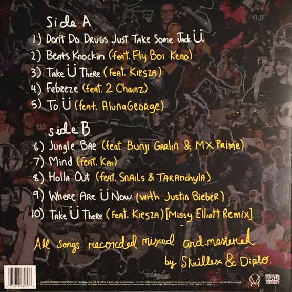 Jack Ü : Skrillex And Diplo Present Jack Ü (LP, Album, Yel + CD, Album)