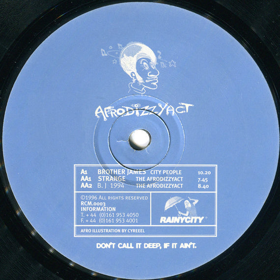City People / The Afrodizzyact* : Brother James / Strange (12")