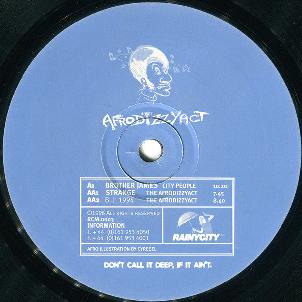 City People / The Afrodizzyact* : Brother James / Strange (12")