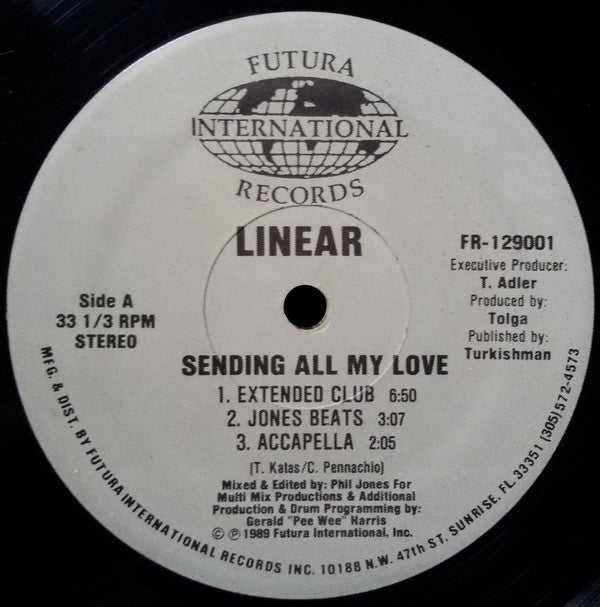 Linear : Sending All My Love (12")