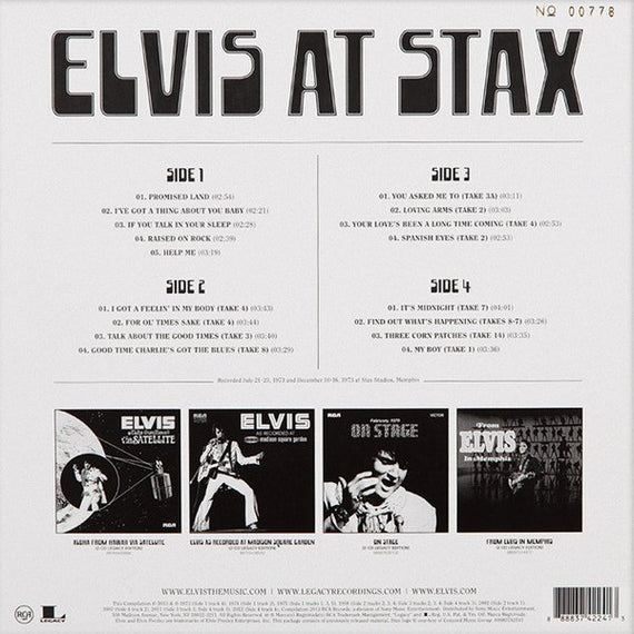 Elvis Presley : Elvis At Stax (2xLP, Comp, Ltd, Num, RE, RM, Bla)