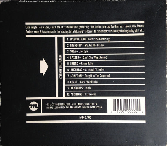 Various : Monolithic Minds 2 (CD, Comp)