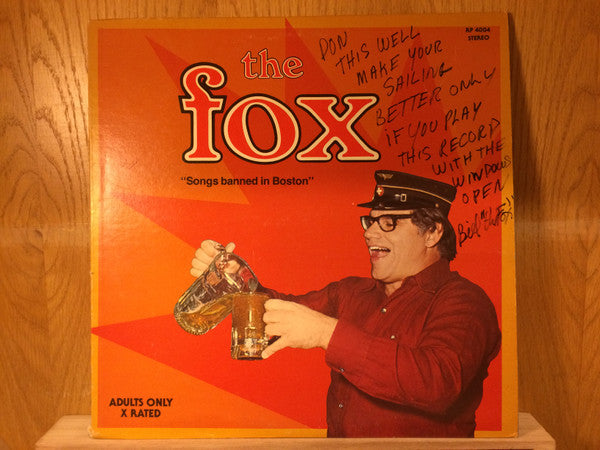 Bill "The Fox" Foster : "Songs Banned In Boston" (LP, Album)