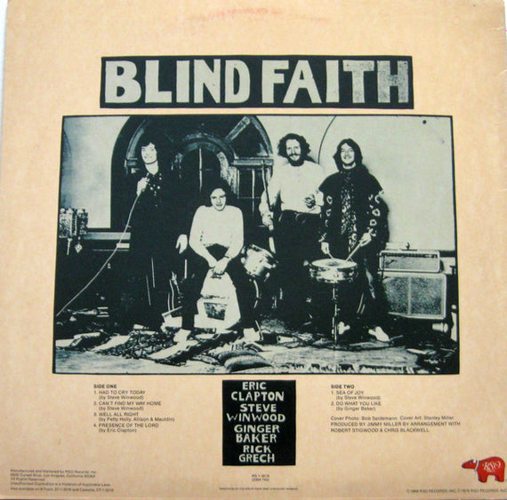 Blind Faith (2) : Blind Faith (LP, Album, RE, 72)