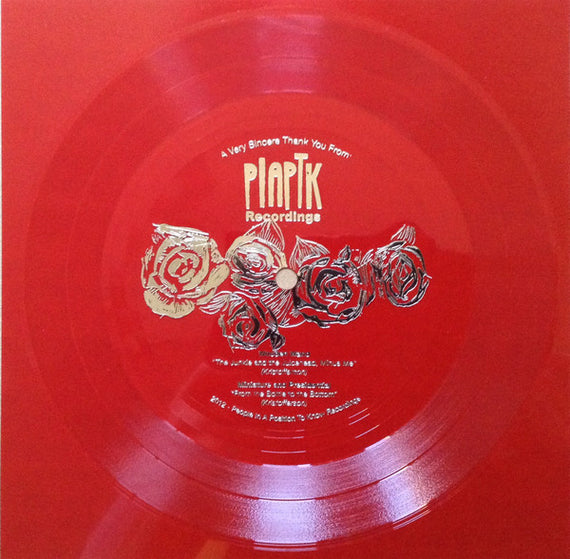 Wooden Wand / Miniature And Presidential : A Very Sincere Thank You From PIAPTK Recordings (Flexi, 7", Shape, Red)