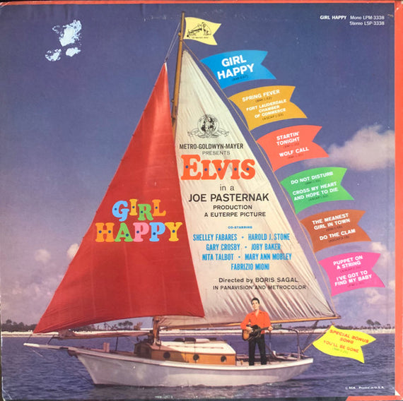 Elvis Presley : Girl Happy (LP, Album, Mono, Hol)