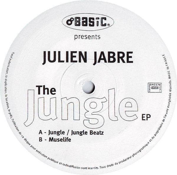 Julien Jabre : The Jungle EP (12", EP)