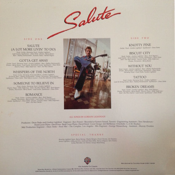 Gordon Lightfoot : Salute (LP, Album, Club)