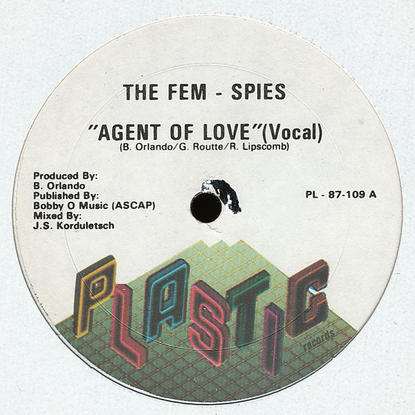 The Fem-Spies : Agent Of Love (12")