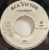 Elvis Presley : There's Always Me / Judy (7", Single, Promo, Ind)