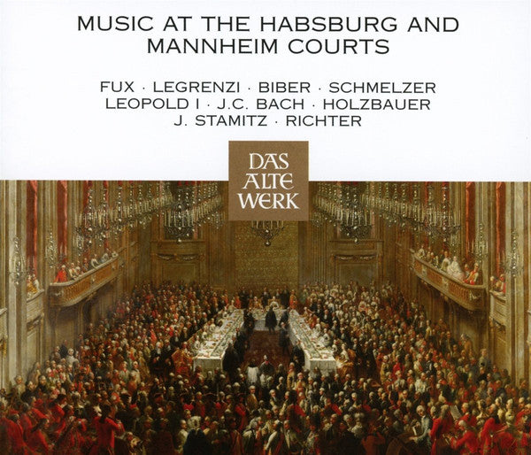 Nikolaus Harnoncourt, Concentus Musicus Wien : Music at the Habsburg and Mannheim Courts (4xCD, Album, Comp)