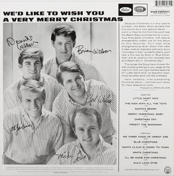 The Beach Boys : The Beach Boys' Christmas Album (LP, Album, Mono, Ltd, RE, Gre)