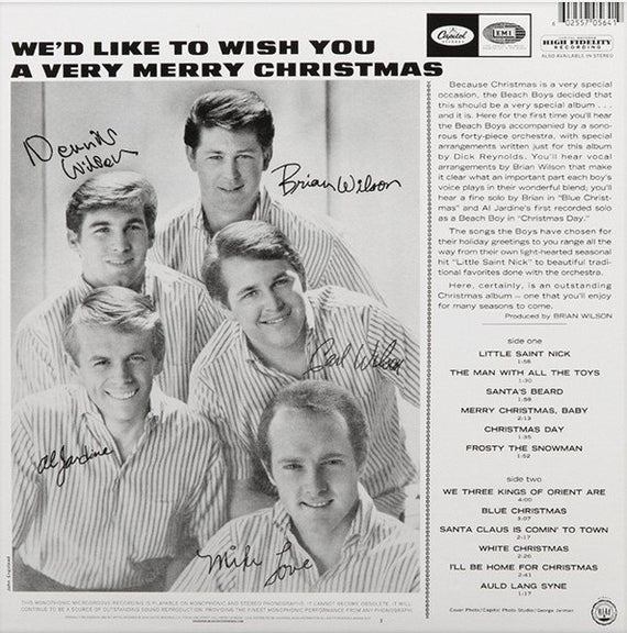 The Beach Boys : The Beach Boys' Christmas Album (LP, Album, Mono, Ltd, RE, Gre)