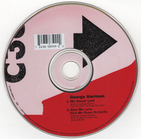 George Harrison : My Sweet Lord / Give Me Love (Give Me Peace On Earth) (CD, Single)