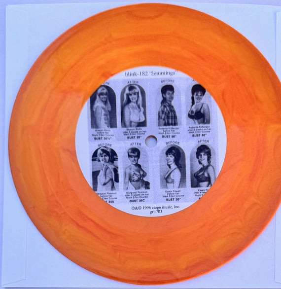 Blink-182 / Swindle – Lemmings / Going Nowhere  (7" Gooey Grilled Cheese Melt)