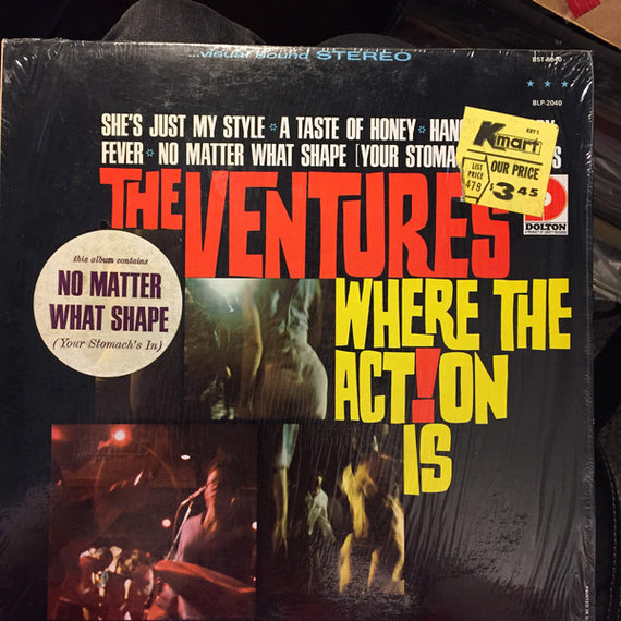 The Ventures : Where The Action Is (LP, Album, Ind)