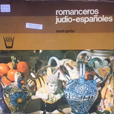 Sarah Gorby : Romanceros Judio-Españoles (LP, Album)