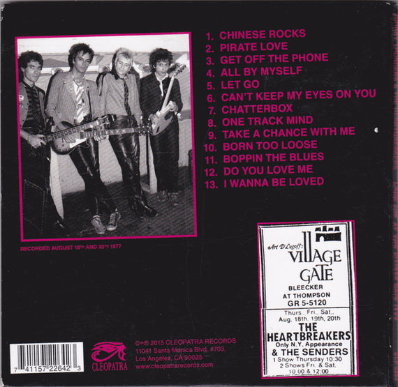 Johnny Thunders & The Heartbreakers* : L.A.M.F. Live At The Village Gate 1977 (CD, Album)