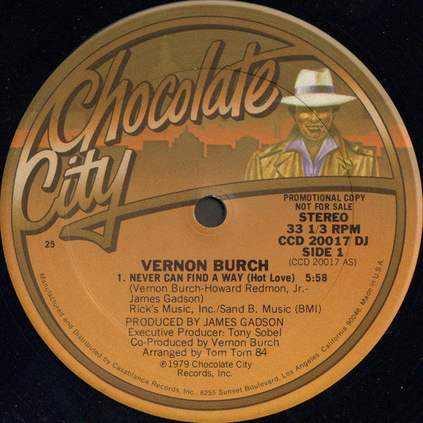 Vernon Burch : Never Can Find A Way (Hot Love) / Dr. Do It Good (12", Promo)