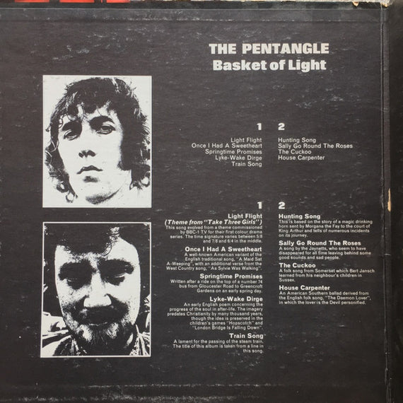 Pentangle : Basket Of Light (LP, Album, San)