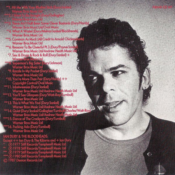 Ian Dury & The Blockheads* : Sex & Drugs & Rock & Roll (CD, Comp)
