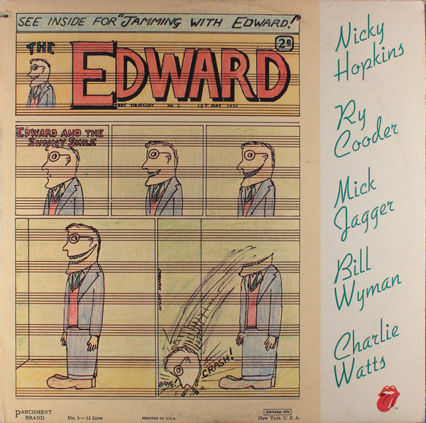 Nicky Hopkins, Ry Cooder, Mick Jagger, Bill Wyman, Charlie Watts : Jamming With Edward! (LP, Album, RI )