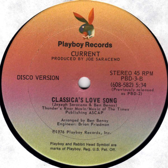 Current (4) : Theme From "Rocky" (Gonna Fly Now) / Classica's Love Song (12")