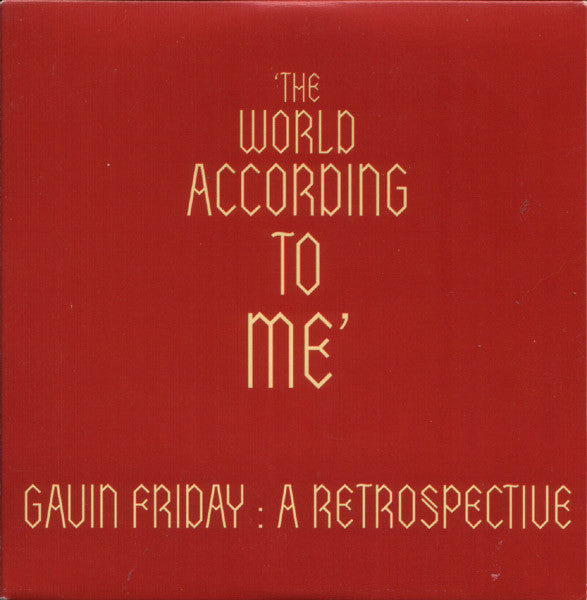 Gavin Friday : The World According To Me (CD, Promo, Smplr)