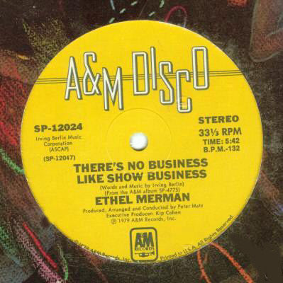 Ethel Merman : There's No Business Like Show Business / Something For The Boys (12")