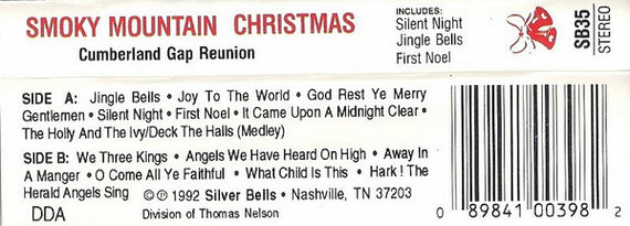 Cumberland Gap Reunion : Smoky Mountain Christmas (Cass, Album)