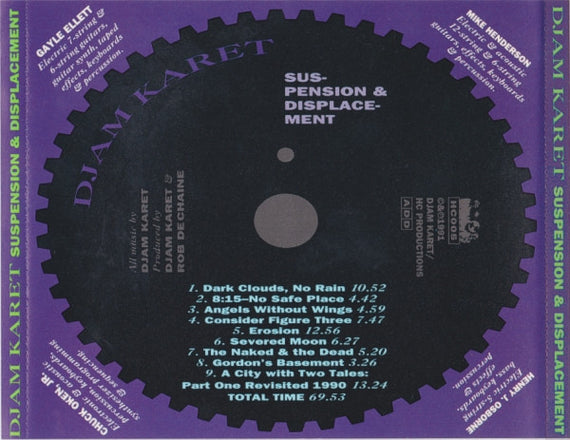 Djam Karet : Suspension & Displacement (CD, Album)